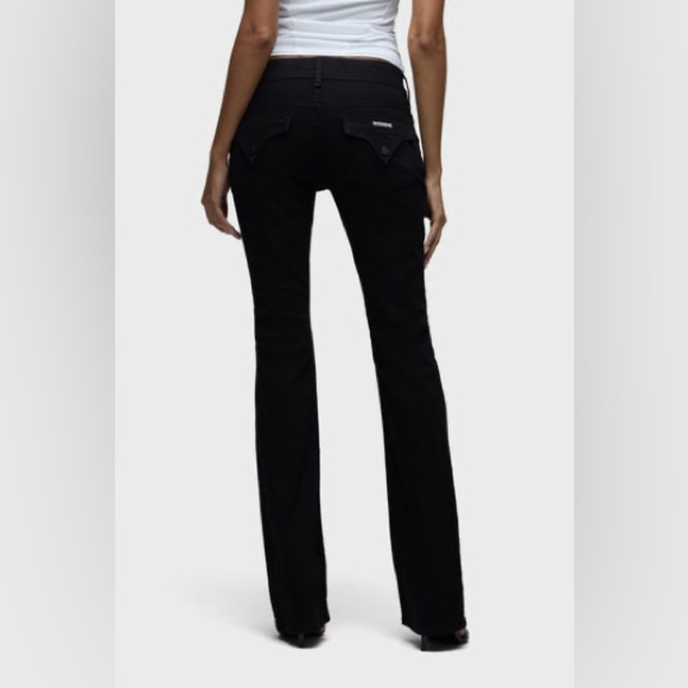 Hudson Jeans Black Beth Mid-Rise Baby Bootcut Petite Jean - Picture 2 of 6